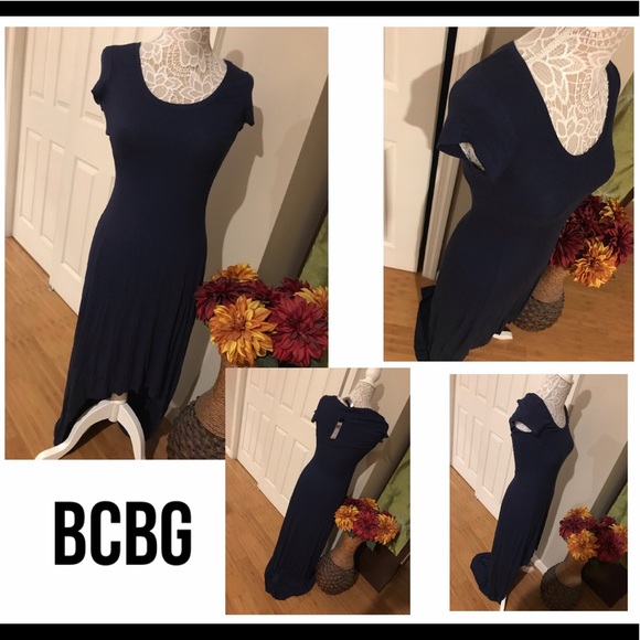 BCBGMaxAzria Dresses & Skirts - BCBG Max Azria Womens Navy Blue Maxi Dress